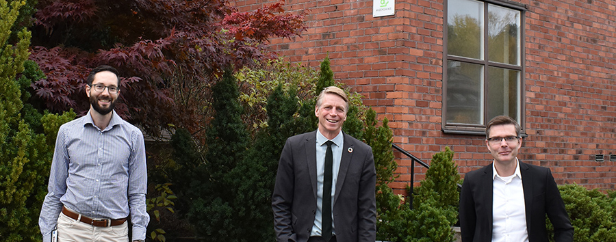 Forskare Johan Spross, Per Bolund och universitetslektor Fredrik Johansson
