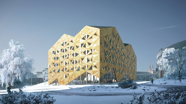 The building Juvelen in Uppsala