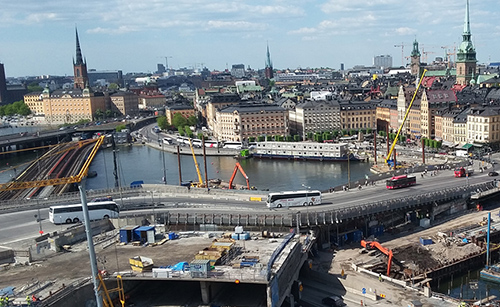 Transportprojekt Slussen, Stockholm.