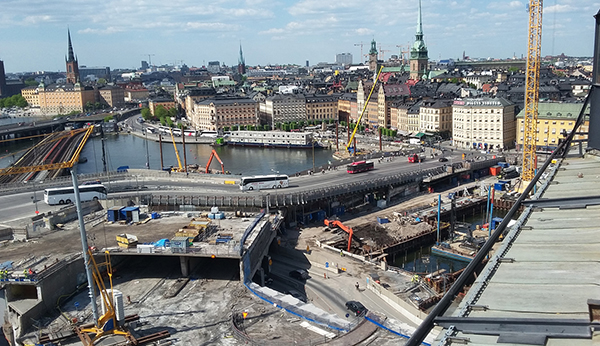 Transport project Slussen, Stockholm